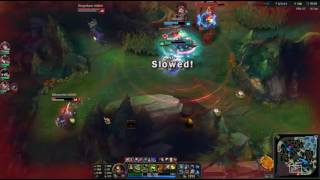Nidalee  Blind flash Q
