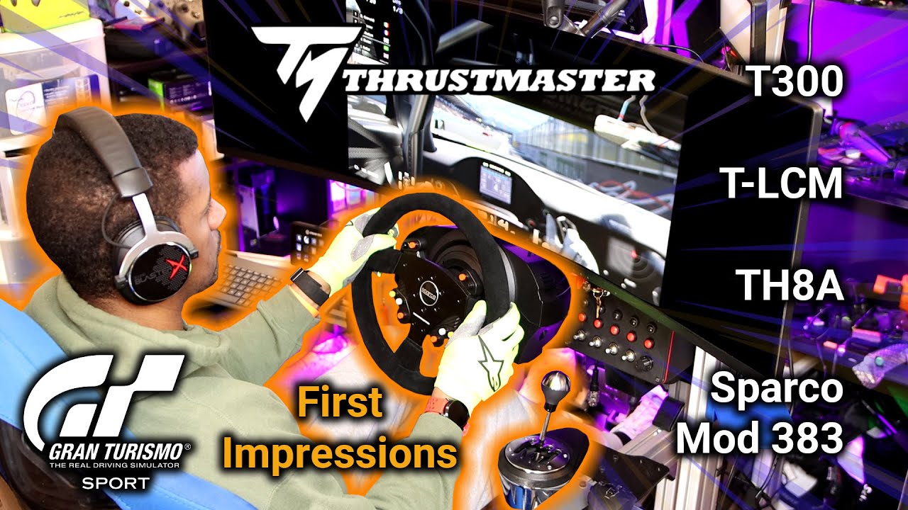 Thrustmaster T300 | T-LCM Pedals | Sparco R383 Mod - iRacing - YouTube