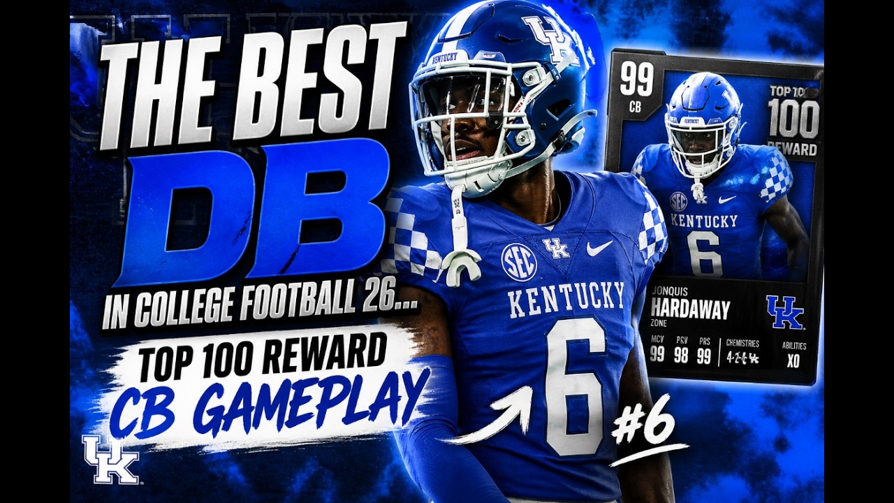 The BEST DB in College Football 26… Top 100 Reward CB Gameplay - YouTube