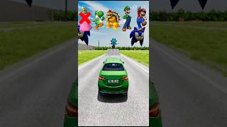 🔥 Epic Jump Challenge with Sonic &amp; Mario #beamngexperiments #beamngrao #beamngrao