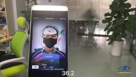 The video about Intelligent dynamic facial device with temperature detection