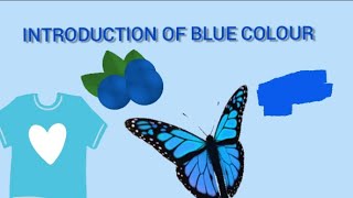 Introduction of Blue Colour for kids | Touch The Sky