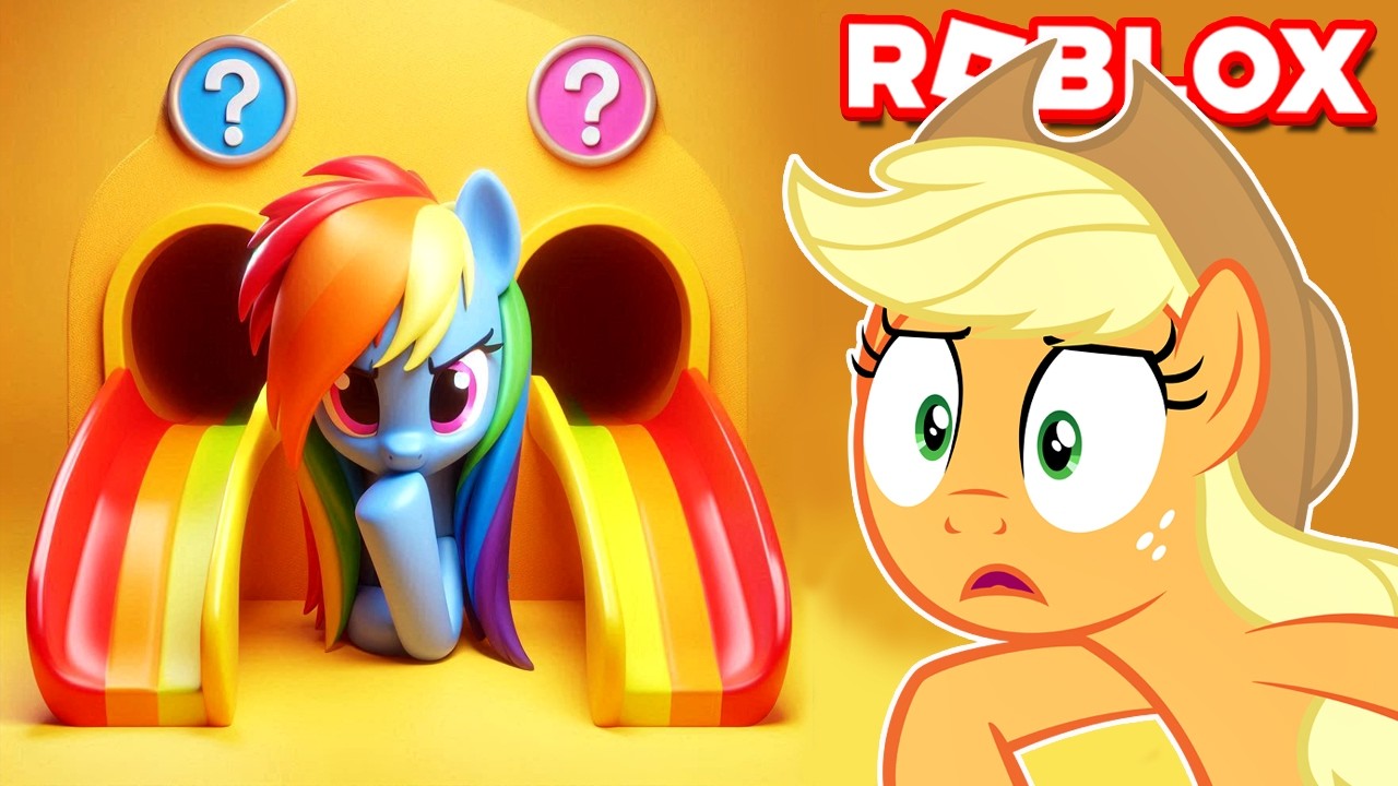 NÃO ESCOLHA O ESCORREGADOR ERRADO (Roblox Pick a Slide) #LuliRarity