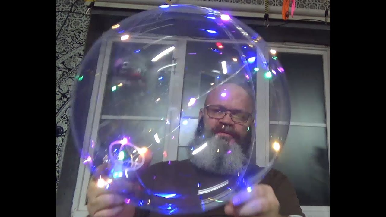 #132 Balloon that is invisible with LED Tangobaldy FUN - YouTube