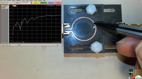 GBM 007 Coupled Loop Fixture for Q Measurement of SMT Resonators
