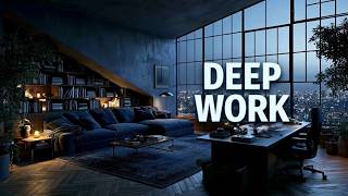 Deep Work Music For Ultimate Focus ~ Ambient Study Music To Enter Flow State & Boost Productivity