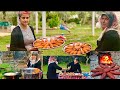 Köy Evimiz İFTAR YEMEĞİ odun ateşinde içli köfte Ramazan ayı İftar Sofrası günlük vlog