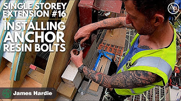 Installing Anchor Resin Bolts 🔩 | Single Storey Extension #16
