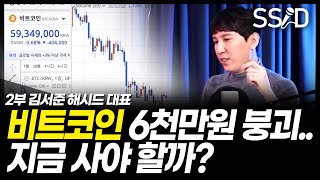 6천만원 '붕괴'...비트코인 지금 사야할까? HODL? ( 2부, 김서준 해시드 대표)