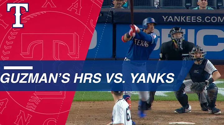 Ronald Guzman's 6 HRs vs. the Yankees this season