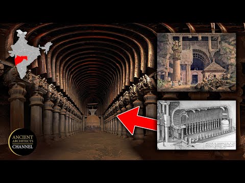 Carved Out of Bedrock: The Amazing Great Chaitya Cave in India | Ancient Architects