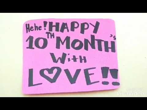 HAPPY 10TH MONTH'S WITH LOVE😘😘😍 - YouTube HAPPY 10TH MONTH'S WITH LOVE😘😘😍 - YouTube
