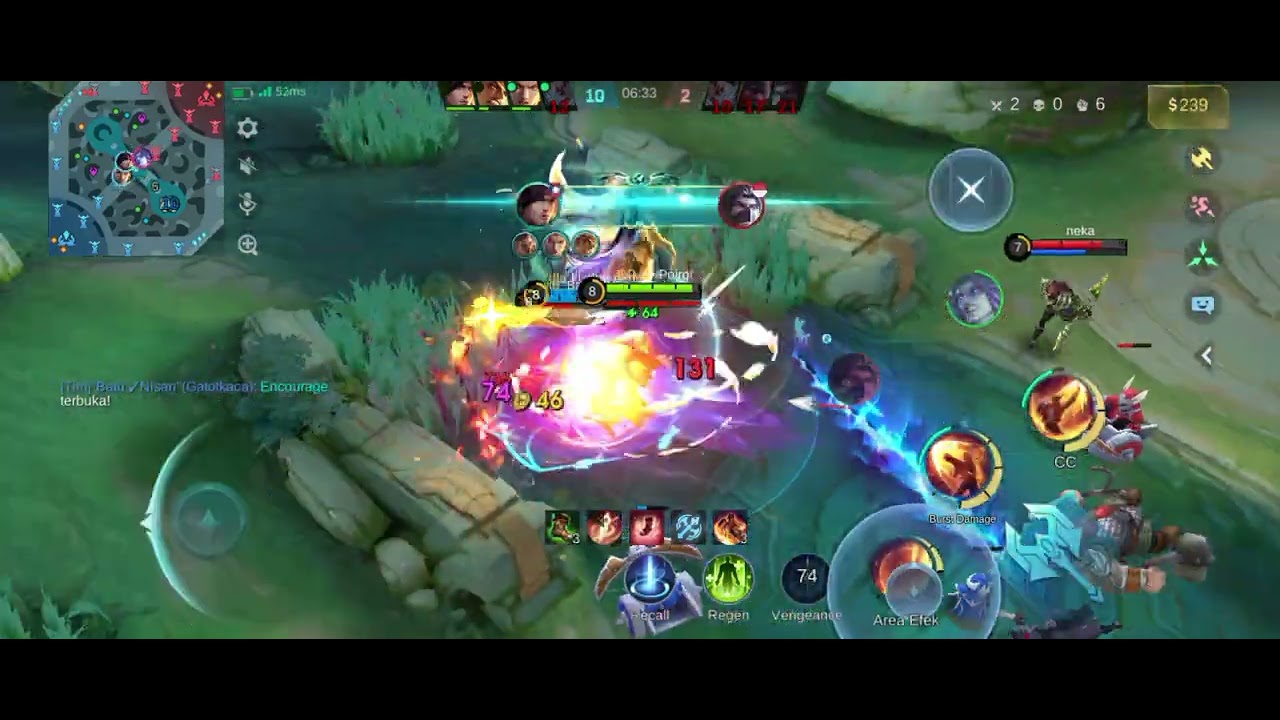 Pertama kali pakai Terry Bogard #wonosobo #mobilelegends #paquito #snk #fatalfurry #kof98 