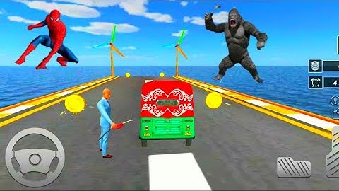 Auto Rickshaw Driving Simulator🛺2022 Tuk Tuk Auto Rickshaw Stunt!auto Rickshaw Androids gameply #43