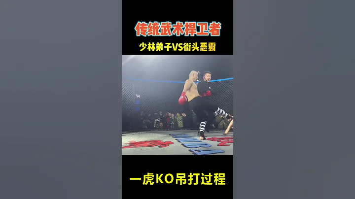 自不量力？小伙挑衅真正少林武僧，结果被教做人KO了#shorts - 天天要闻