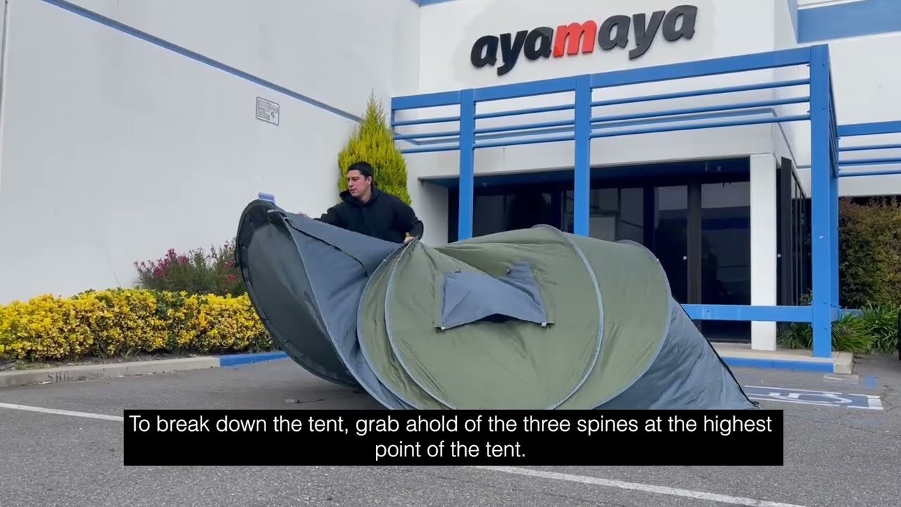 Ayamaya Venturi 2-Door Pop-Up Camping Tent 4–6 Person