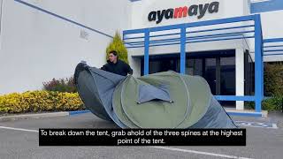 Ayamaya Pop Up Tent Breakdown
