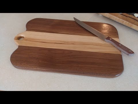Making A Awesome Walnut Hickory Cutting Board 