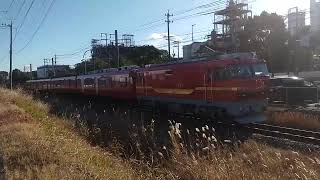 名鉄さよなら6000系6007F廃車回送EL120形121+6007F