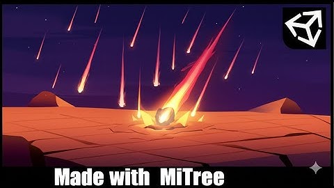 MiTree - Unity Behaviour Tree Tool | Meteor Rain AI Example