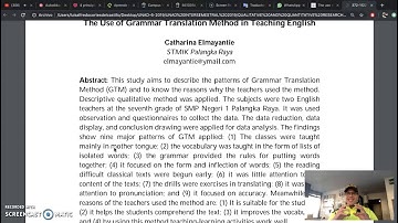 The Use of Grammar Translation Method in Teaching English #7