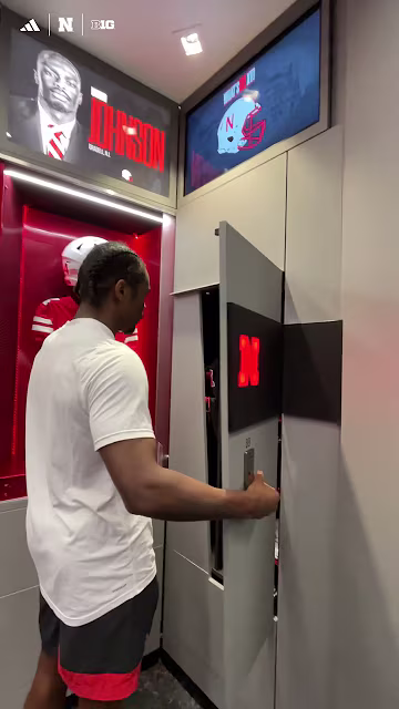 Nebraska Football's Brand New Locker Room | First Reaction