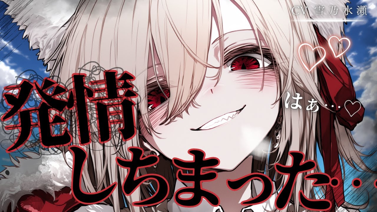 【ﾔﾝﾃﾞﾚ/獣人】気になっていたクール系狼獣人のクラスメイトに告白してみたら発情させてしまい...【ASMR/シチュエーションボイス/シチュボ/男性向け】