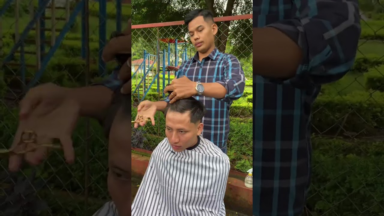 ယောက်ကျားလေး အပေါ်ဆံပင်ညှပ်နည်း✂️✂️