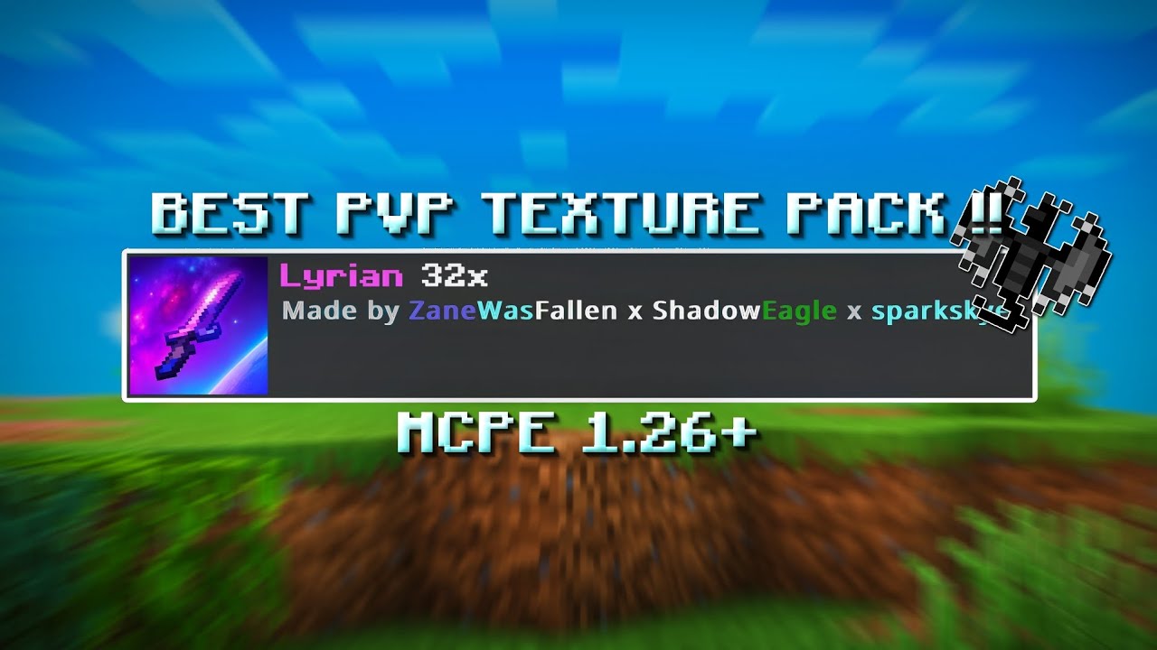 Best MCPE PvP Texture Pack (1.26+) 🔥 - YouTube