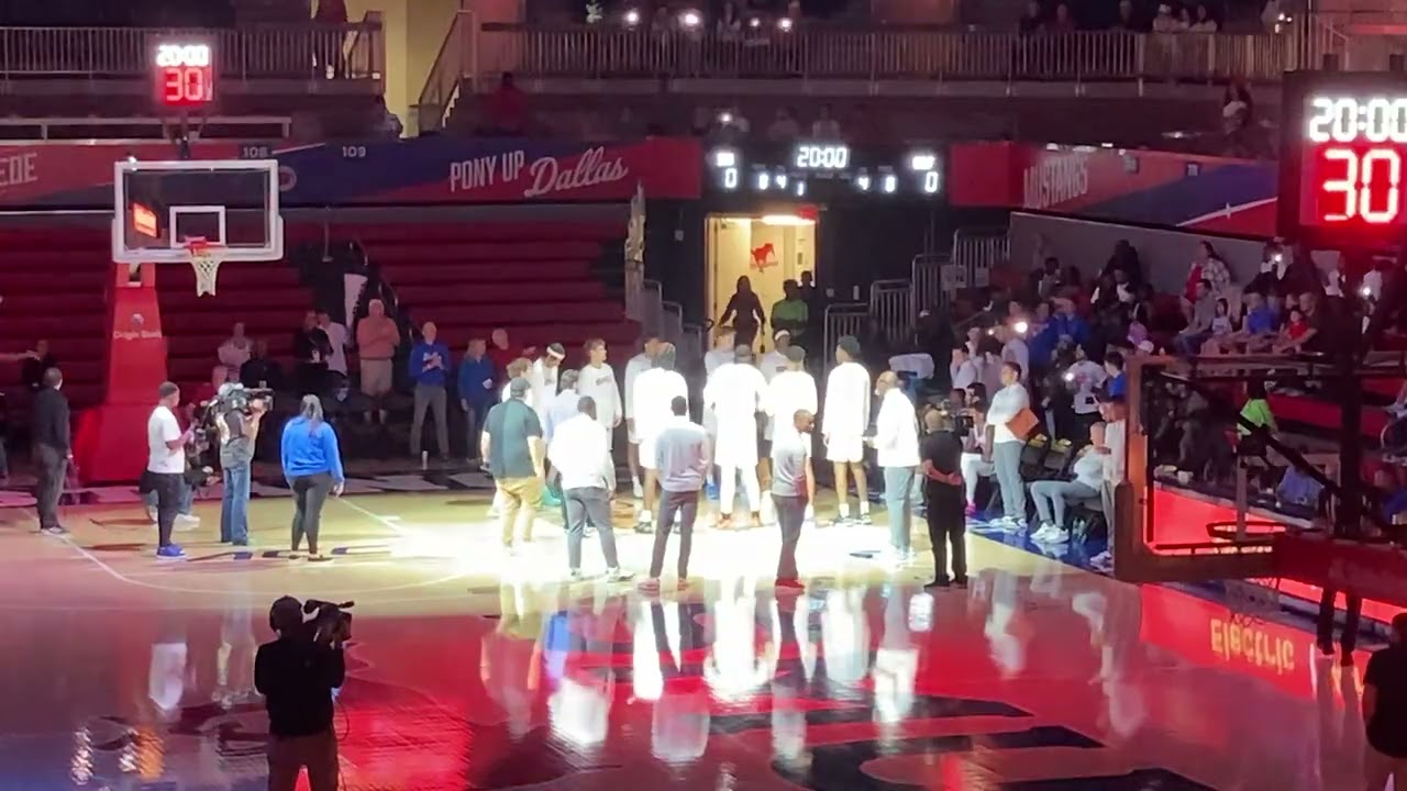 SMU Mustangs MBB Intro Video & Starting 5 Lineup 🆚 CAL STATE Fullerton Titans