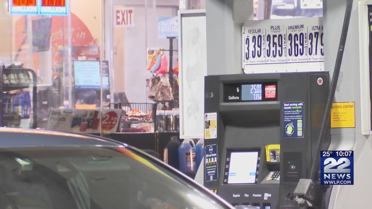 Gas prices in Springfield average 3.33 per gallon YouTube