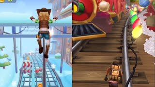 Subway runner V/S temple run 2 - Game comparision video | Android/iOS gameplay | Gameplay HD screenshot 5
