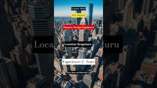 ACL Digital is hiring for Memory Design Engineers | Location: Bengaluru