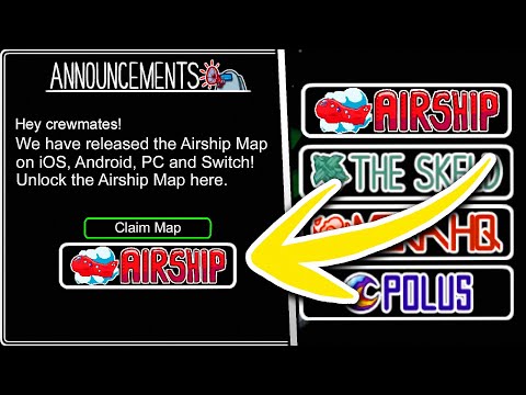 HOW TO UNLOCK AIRSHIP MAP IN AMONG US! (MOBILE/PC)