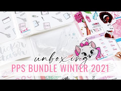 Unboxing // Pink Planner Sale Winter 2021 Bundle