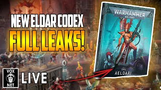 FULL CODEX ELDAR LEAK! All Datasheets & Info in 1 Place | Warhammer 40,000