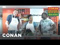 Conan & Sam Richardson Learn How To Cook Ghanaian Jollof Rice | CONAN on TBS