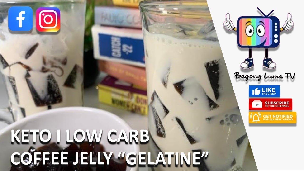 Wok with Luma KETO I LOW CARB Coffee Jelly (Coffee Gelatine) YouTube