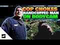 Cop Chokes Cuffed Man -  Partner Admits “The Video Doesn’t Look Good”