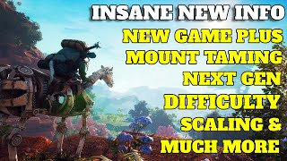 BIOMUTANT: INSANE NEW INFO! MOUNT TAMING! NEXT GEN! NEW GAME PLUS! DIFFICULTY SCALING!