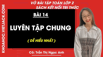 Vở bài tập Toán Lớp 2 Bài 14: Luyện tập chung - trang 53, 54, 55, 56 Tập 1 | Kết nối tri thức