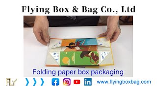 Folding Box Packaging Demonstration Convenient Transport And Versatile Packaging