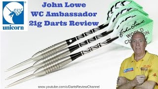 Unicorn John Lowe Wc Ambador 21G Darts Review