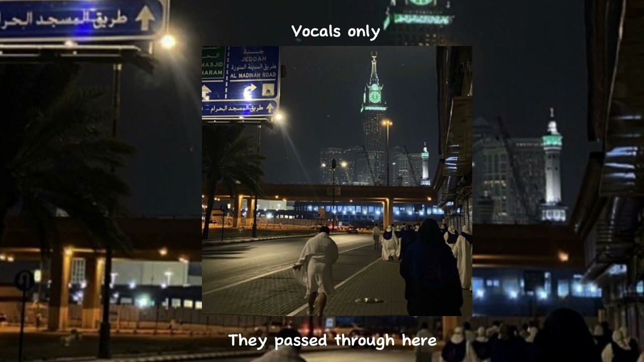 They passed through here | Hona Maro [Vocals only]