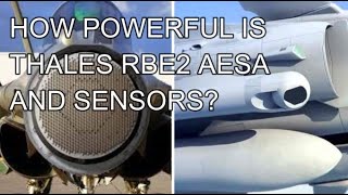 HOW POWERFUL IS THALES ULTRA-EFFECTIVE RBE2 AESA & SENSORS? #Thales #TALIOS #RBE2 #Rafale #SPECTRA