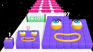 Numberblock Run 3D - Blocks And Numbers Asmr Gameplay