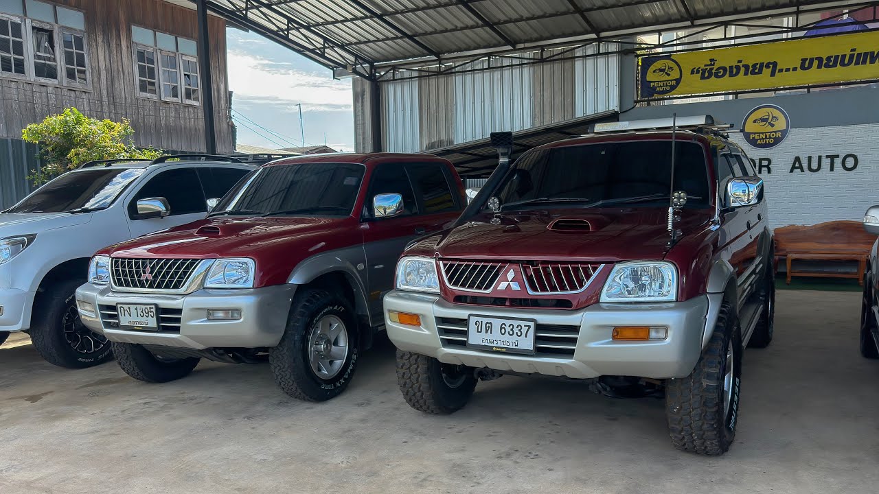 พอดีมาจอดด้วยกัน..น้องชายขอเทียบให้ดูหน่อย!! #mitsubishi 