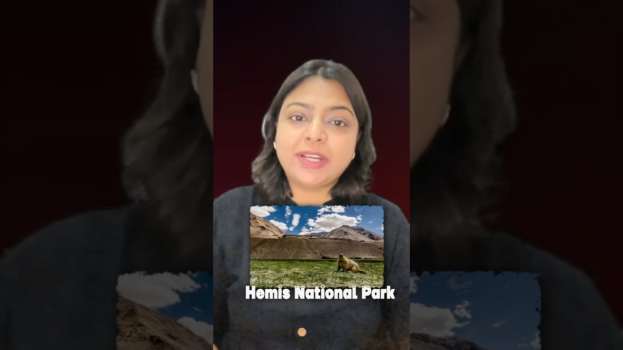 Largest National Park Of India 🏞️| Geography UPSC #geography #upsc #facts #shorts #nationalparks