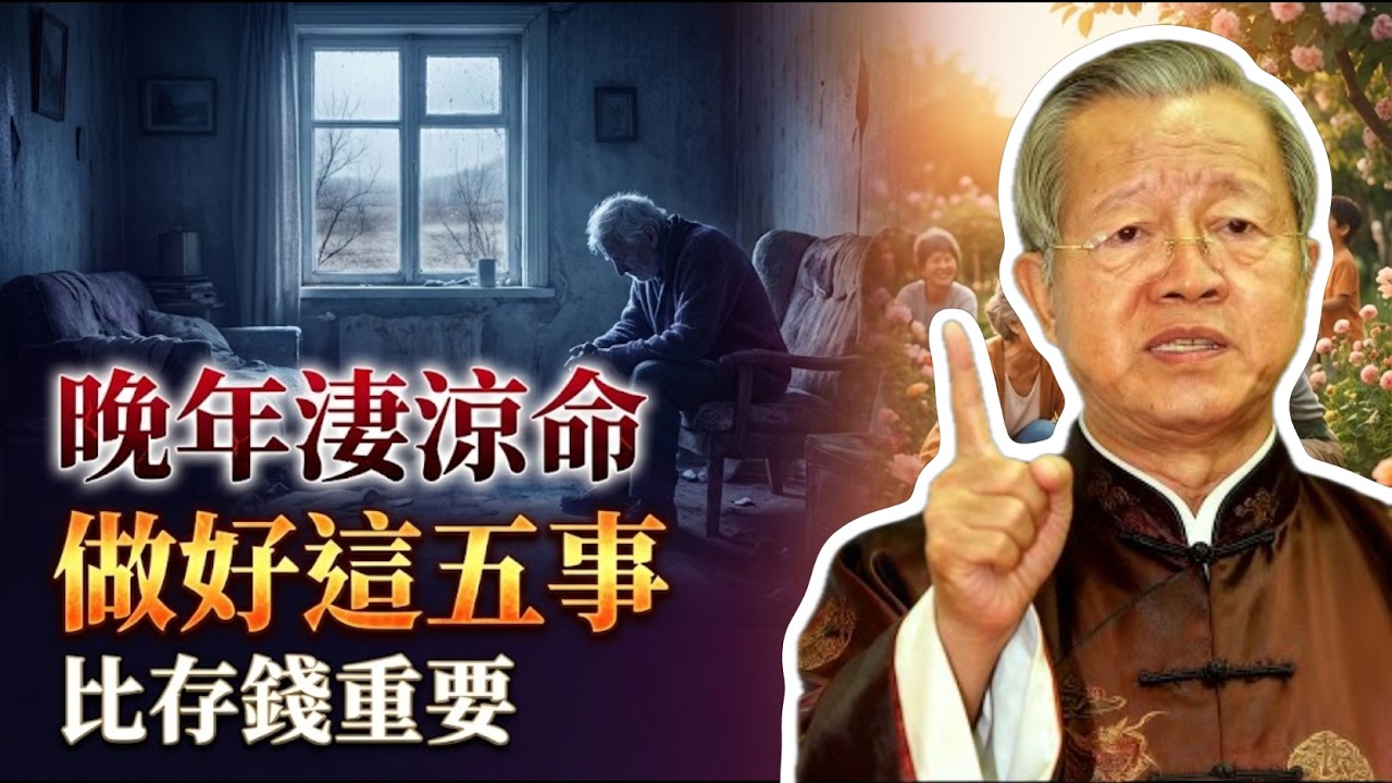 55 65歲決定你晚年是「淒涼」還是「幸福」！這十年做錯，存再多錢也沒用！#曾仕強 #易經 #人生智慧 #命理 #國學 #正能量 #晚年生活 #養生之道 #處世哲學 #心靈成長 #家庭教育