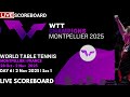 Live Updates: Day 6 of WTT Champions Montpellier 2025 🏓 | Scoreboard & Highlights